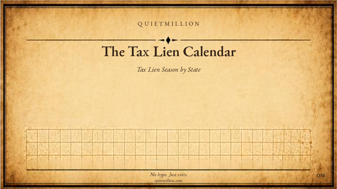 The Tax Lien Calendar
