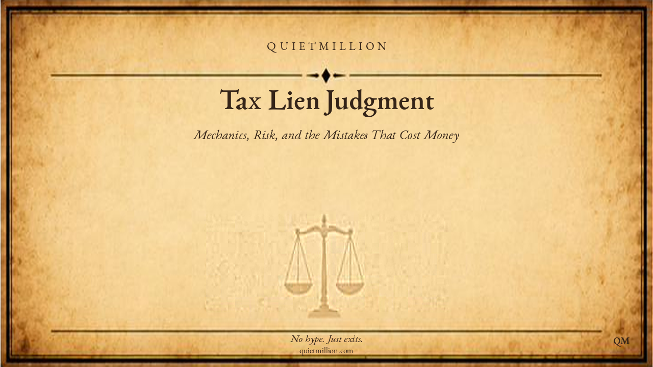 Tax Lien Judgment